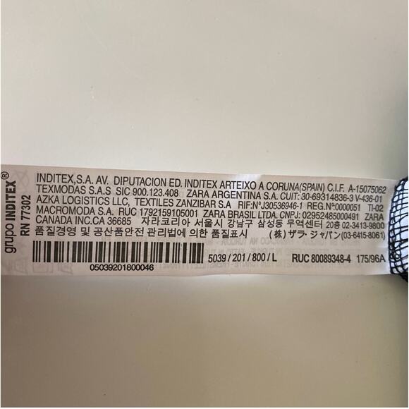 Zara Black Camisole Large Y2K 90s Minimalist Top - Picture 7 of 12